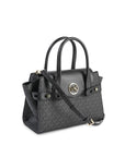 Michael Kors Black Pvc Satchel Bag