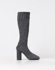 Bottega Veneta Gray Wool Over The Knee