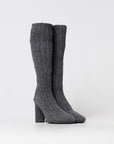Bottega Veneta Gray Wool Over The Knee
