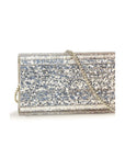 Jimmy Choo Gold Plexiglass Clutch Bag