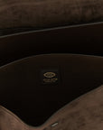 Tod's Brown Calfskin Shoulder Bag
