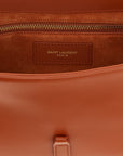 Saint Laurent Orange Calfskin Shoulder Bag