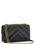 PINKO Black Calfskin Shoulder Bag