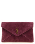 Saint Laurent Bordeaux Calfskin Crossbody Bag