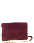 Saint Laurent Bordeaux Calfskin Crossbody Bag