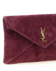 Saint Laurent Bordeaux Calfskin Crossbody Bag