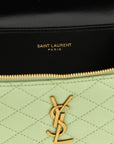Saint Laurent Bicolor Lamb Leather Handbag
