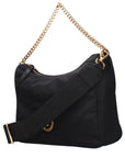 Versace Black Fabric Handbag