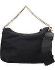 Versace Black Fabric Handbag