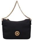 Versace Black Fabric Handbag
