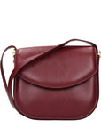 Jil Sander Red Leather Crossbody Bag
