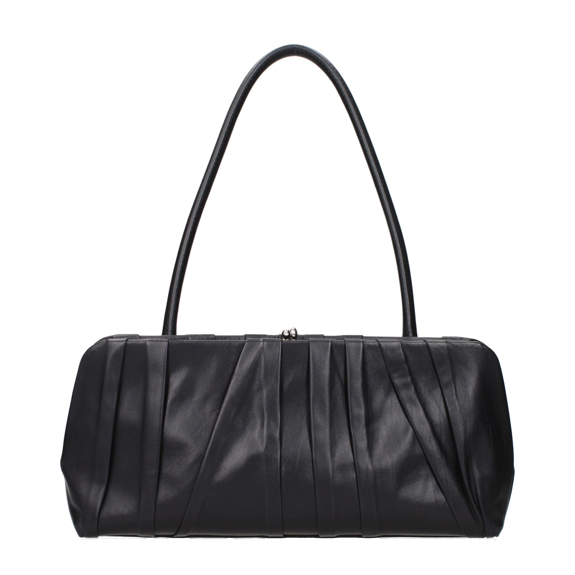 Jil Sander Black Leather Shoulder Bag