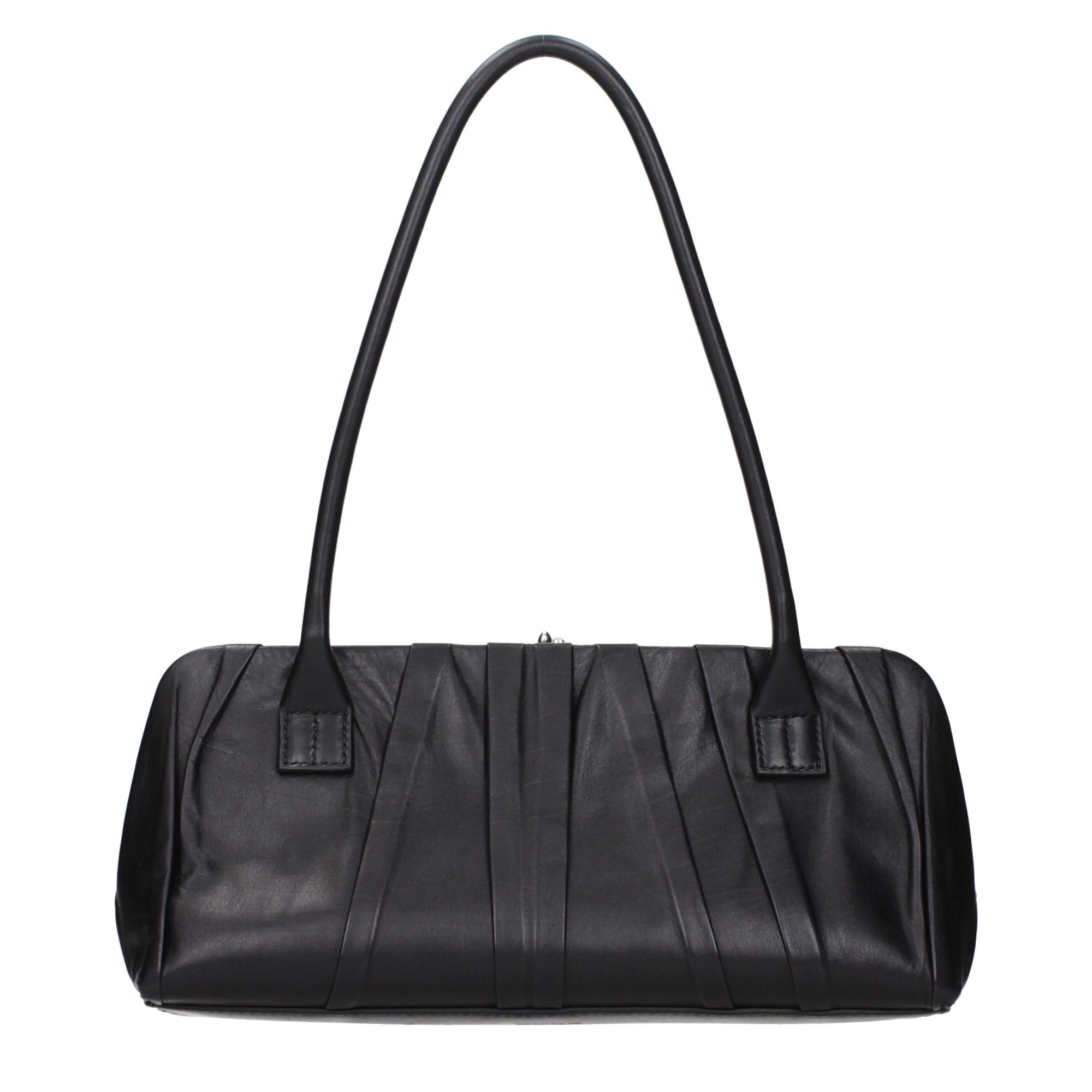 Jil Sander Black Leather Shoulder Bag