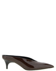 Gucci Bordeaux Calfskin Mid Heel Pumps