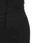 Dolce & Gabbana Black Acetate Midi Dress