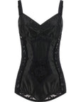 Dolce & Gabbana Black Polyamide Bodysuit