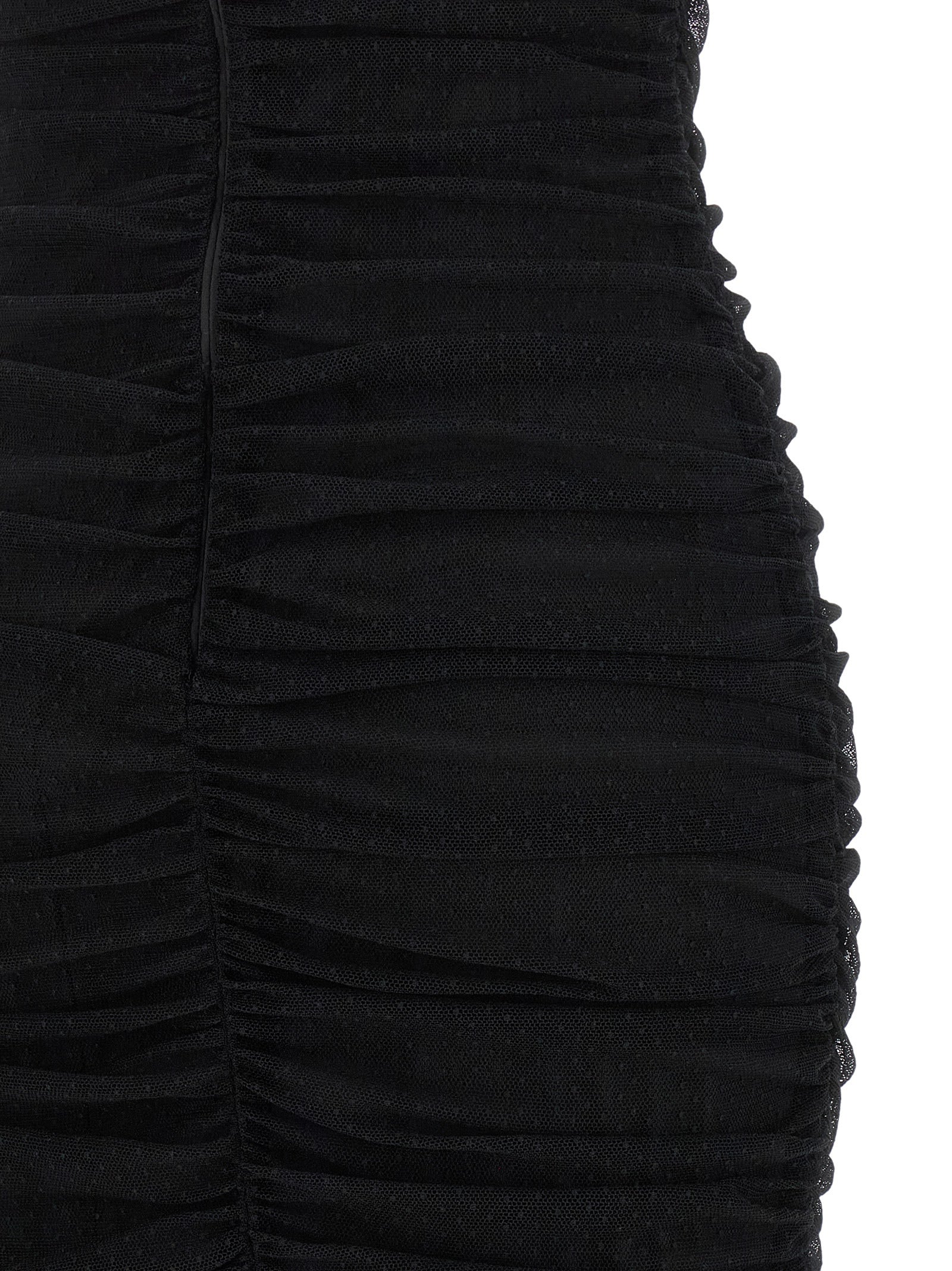 Dolce &amp; Gabbana Black Polyamide Midi Dress