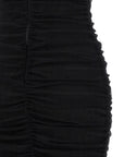Dolce & Gabbana Black Polyamide Midi Dress
