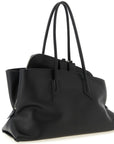 The Attico Black Calfskin Shoulder Bag