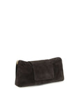 Versace Brown Calf Leather Bos Taurus Shoulder Bag