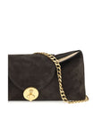 Versace Brown Calf Leather Bos Taurus Shoulder Bag