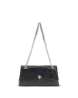 Tory Burch Black Suede Leather Shoulder Bag