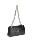 Tory Burch Black Suede Leather Shoulder Bag