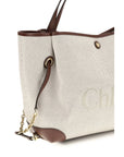 Chloé Beige Cotton Shoulder Bag