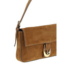 Staud Brown Calf Leather Bos Taurus Shoulder Bag