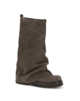 The Attico Brown Calf Leather Bos Taurus Boots