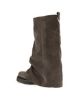 The Attico Brown Calf Leather Bos Taurus Boots