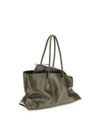 The Attico Bicolor Calf Leather Bos Taurus Shoulder Bag