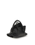 The Attico Black Calf Leather Bos Taurus Handbag