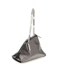 The Attico Silver Calf Leather Bos Taurus Handbag