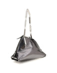 The Attico Silver Calf Leather Bos Taurus Handbag