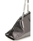 The Attico Silver Calf Leather Bos Taurus Handbag