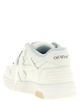 Off-White Bicolor Calfskin Athletic Sneakers