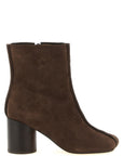 MM6 Maison Margiela Brown Cowhide Ankle Boots