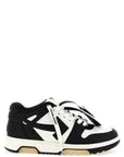 Off-White Bicolor Calfskin Low Top Sneakers