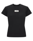 MM6 Maison Margiela Black Cotton T-Shirt