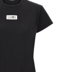 MM6 Maison Margiela Black Cotton T-Shirt