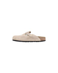 Birkenstock Beige Suede Leather Clogs