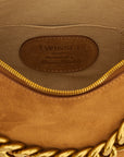 Twinset Brown Leather Shoulder Bag