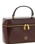 PINKO Brown Calfskin Handbag