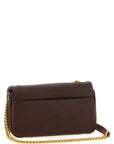 PINKO Brown Lamb Leather Shoulder Bag