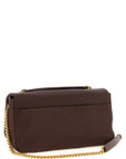 PINKO Brown Lamb Leather Shoulder Bag