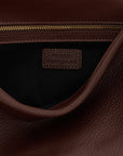 PINKO Brown Lamb Leather Shoulder Bag