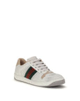 Gucci White Calf Leather Bos Taurus Athletic Sneakers