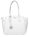 Michael Kors White Leather Shoulder Bag