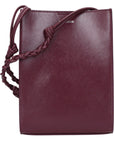 Jil Sander Purple Leather Crossbody Bag